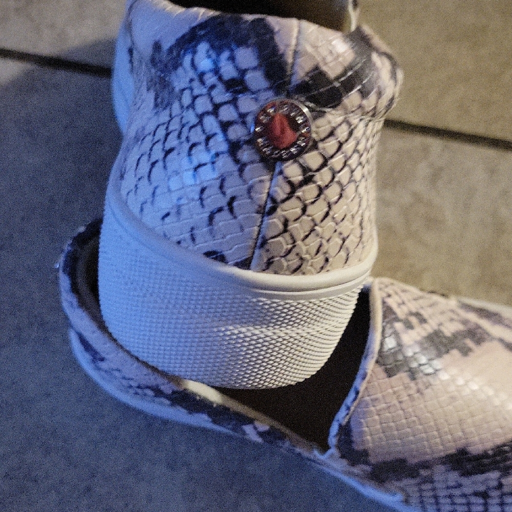 Steve Madden Python Pattern Slip-Ons - Picture 3 of 7